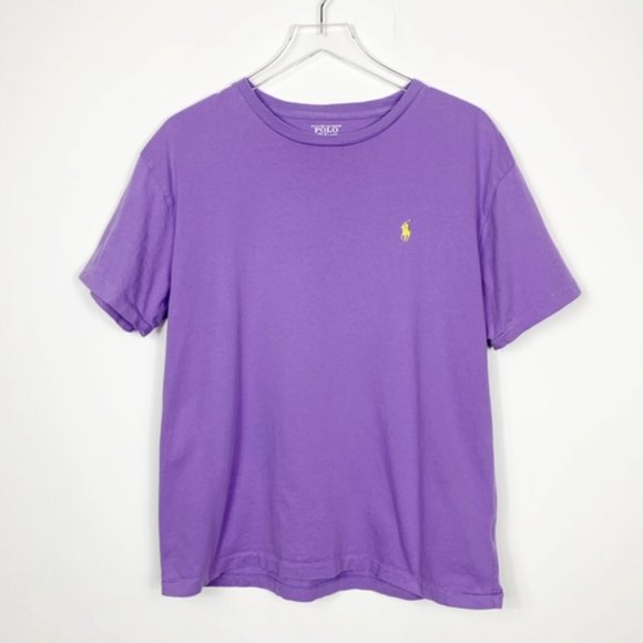 Polo by Ralph Lauren Purple Short Sleeve T-Shirt - Picture 3 of 7